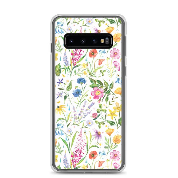 Wildflowers on White Samsung Case