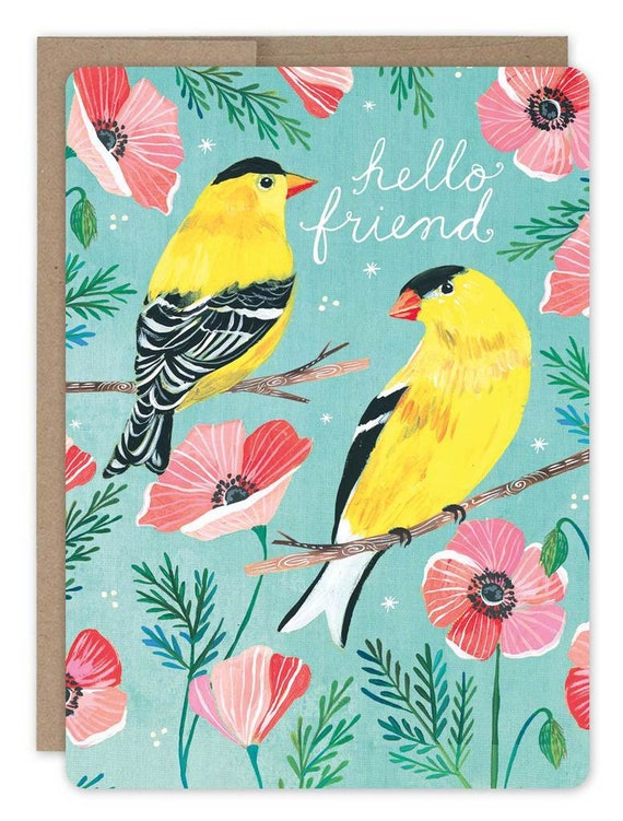 Hello Friend | Katie Daisy | Greeting Card