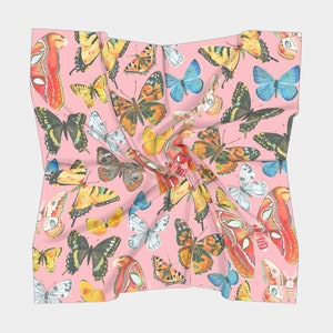 Butterfly Silk Scarf image 9