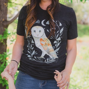 Owl tri-blend t-shirt