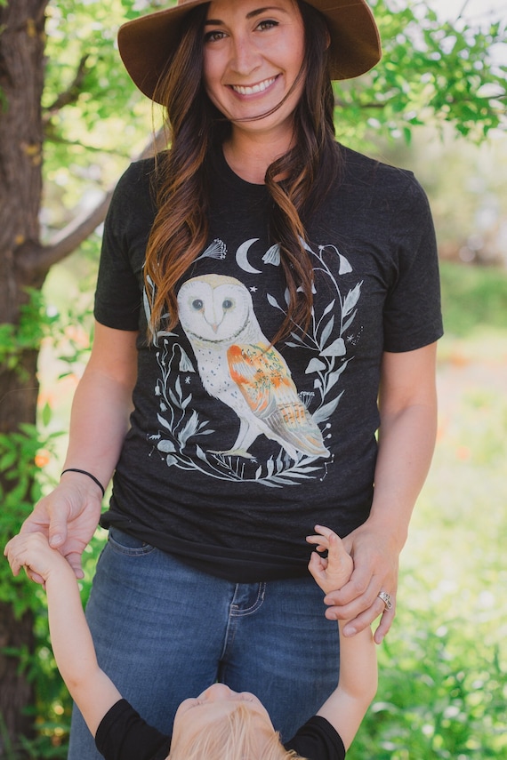 Owl tri-blend t-shirt