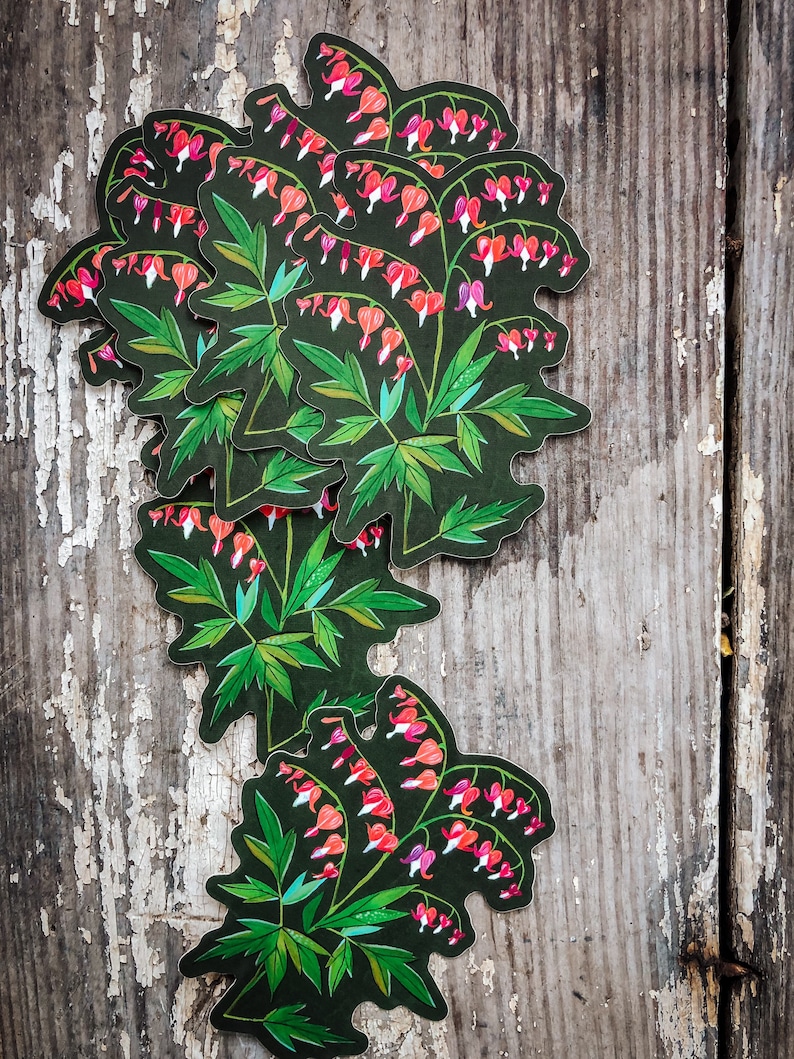 Bleeding Heart Matte Sticker image 3