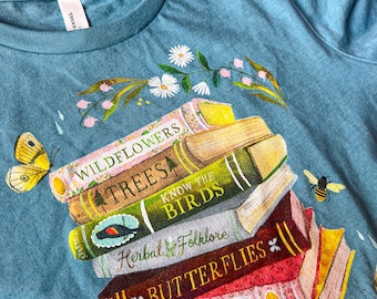 Bücher - Frauen T-Shirt lässig
