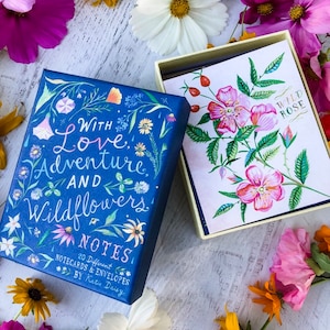 Notecards | With Love, Adventure, and Wildflowers | Katie Daisy