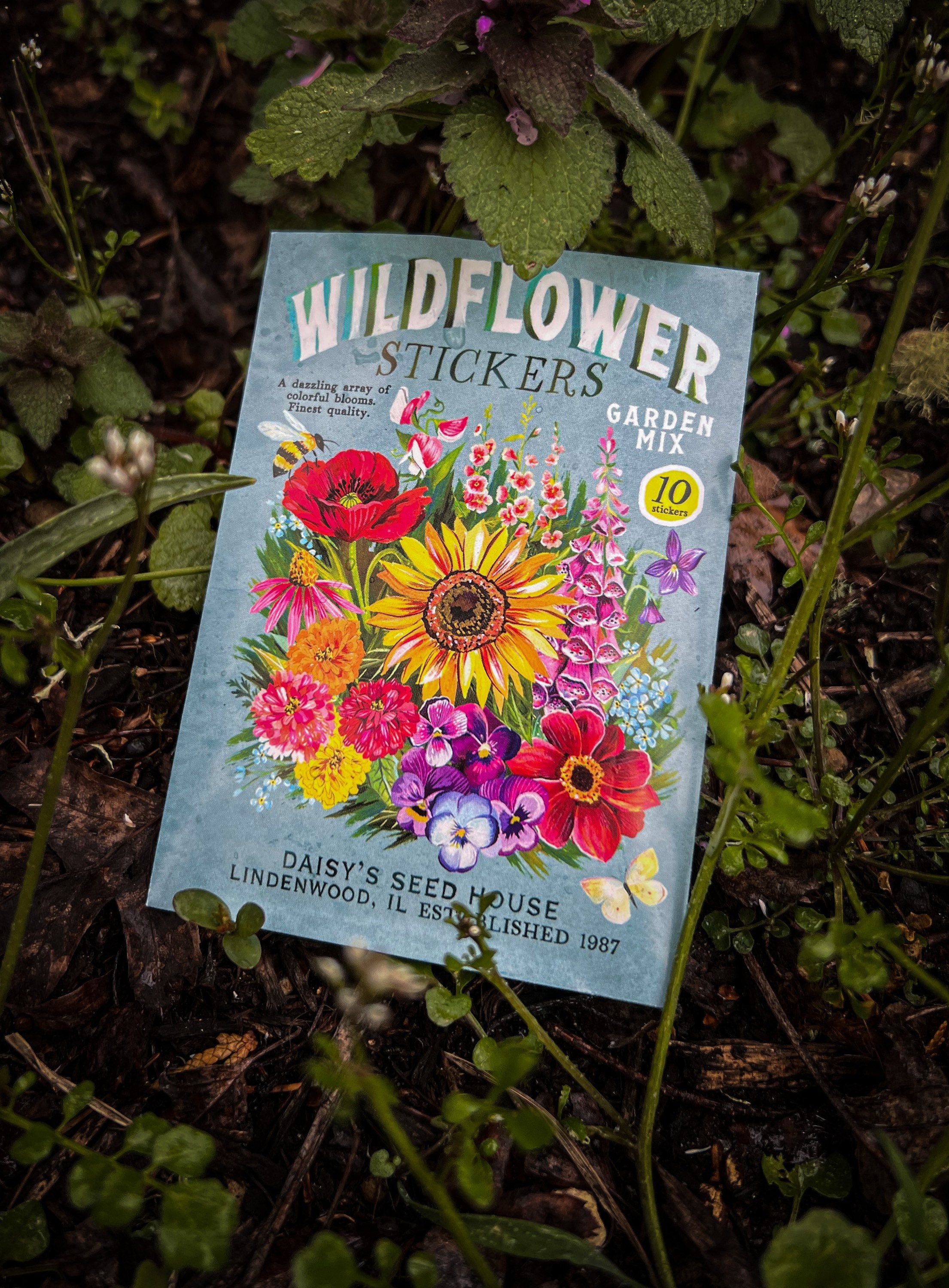 Wildflower Sticker Pack — Bryn Merrell Art