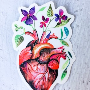 GARDEN HEART - Matte Laminate Sticker