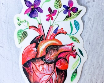 GARDEN HEART - Matte Laminate Sticker