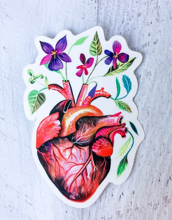 GARDEN HEART - Matte Laminate Sticker