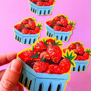 Strawberries Sticker