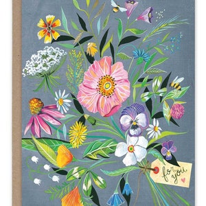 Pour vous | Katie Daisy | Carte de voeux feuille d'or