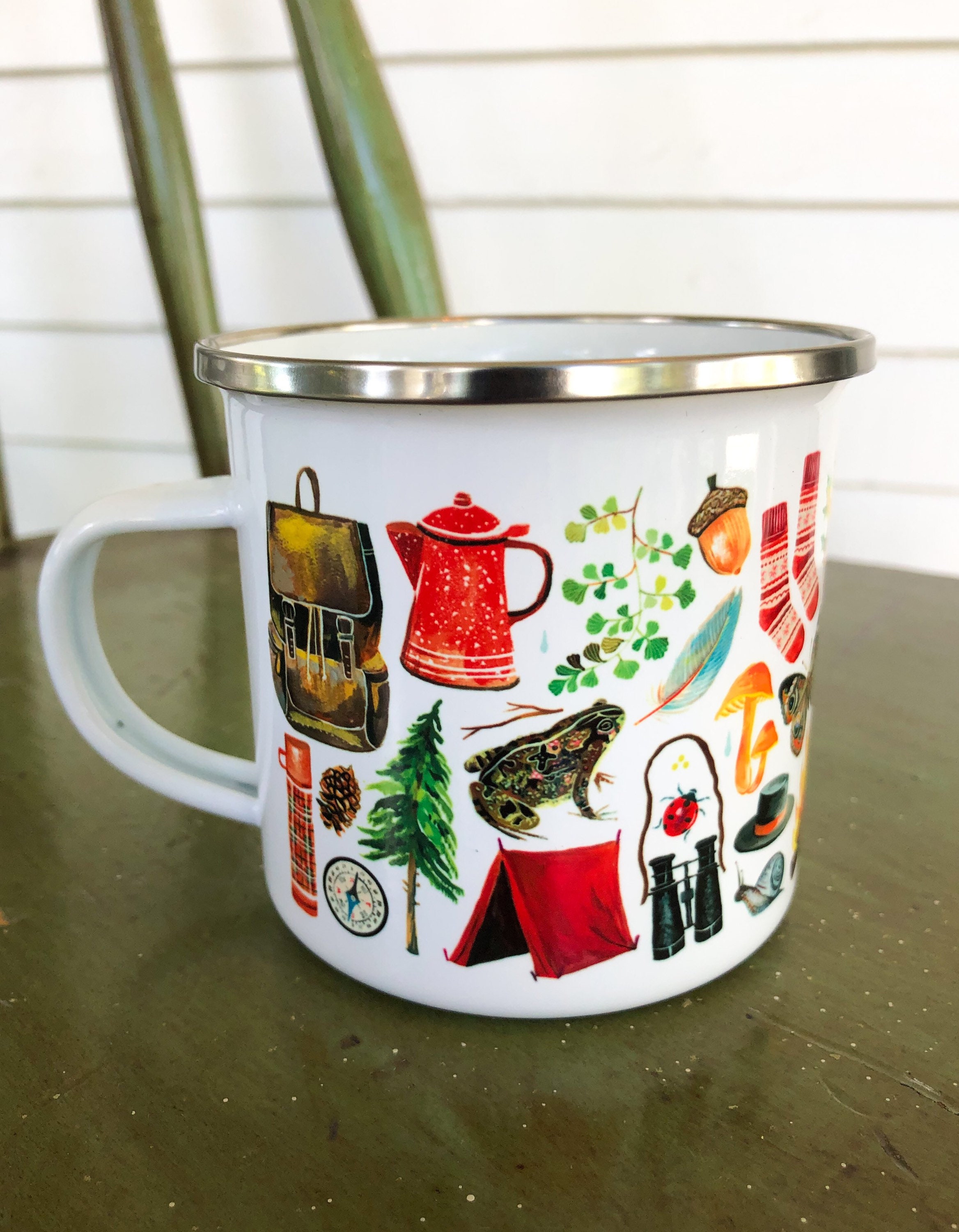 Enamel Camping Mug