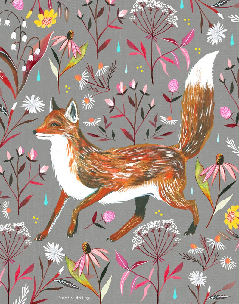 Fox Art Print image 1