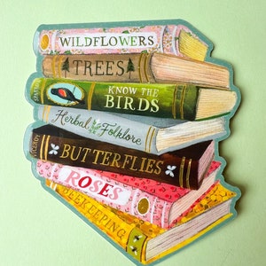 Books die-cut sticker image 4