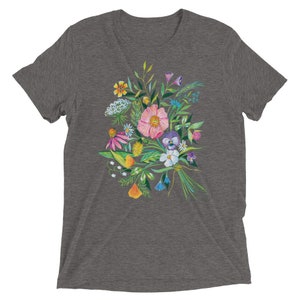 Bouquet Tri-Blend T-Shirt image 3