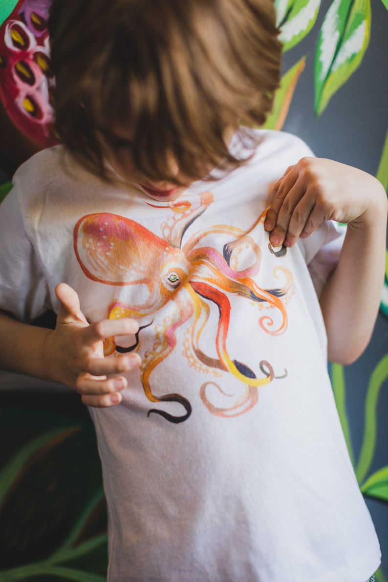 Octopus Toddler T-Shirt image 3