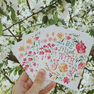 Be Filled With Joy Notecard Set | Greeting Cards | Stationery