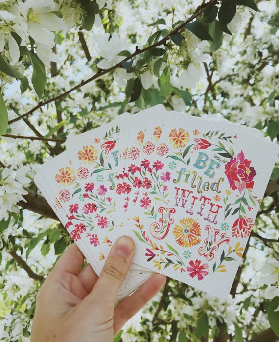 Be Filled With Joy Notecard Set | Greeting Cards | Stationery