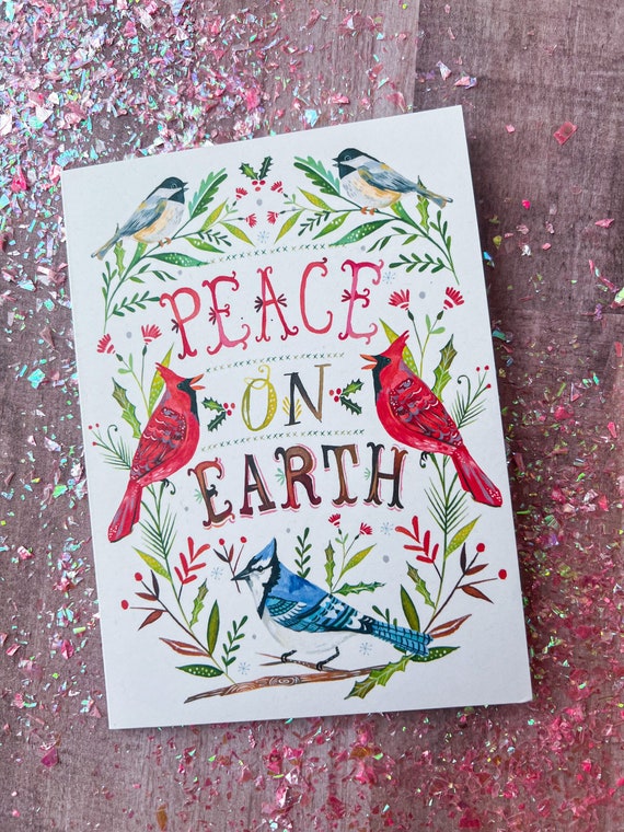 Peace on Earth Holiday Card