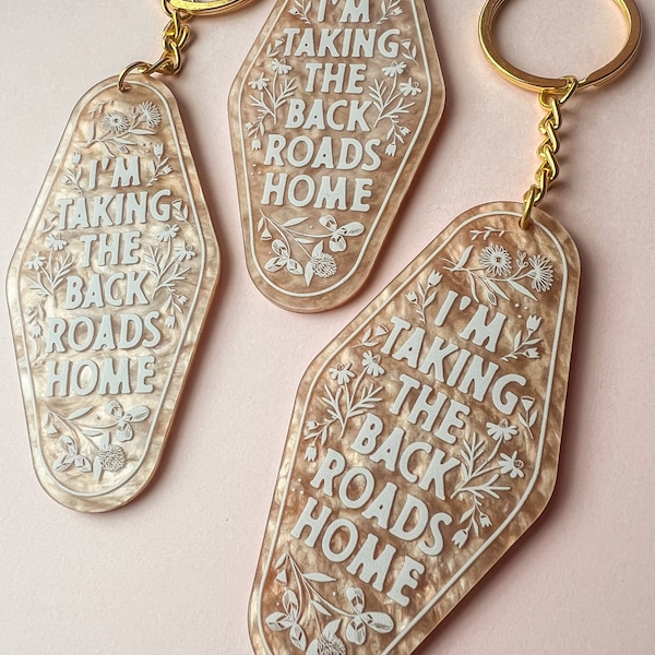 Back Roads Keychain