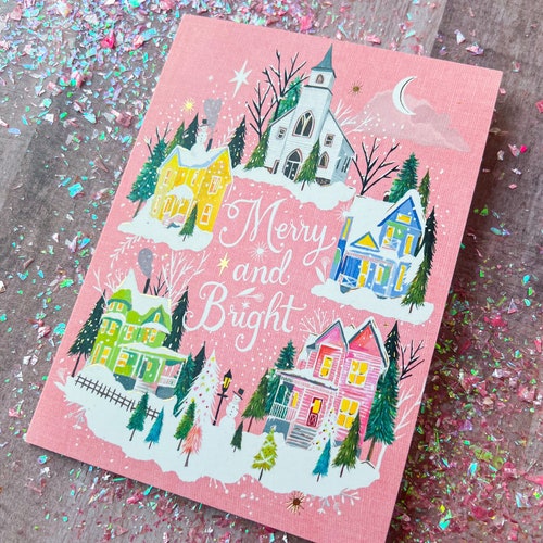 Merry & Bright Holiday Card