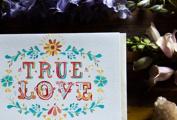 True Love - Greeting Card - wedding