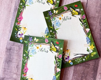 Meadow Flower Notepad