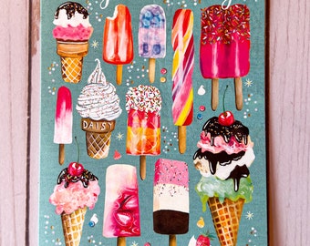 Frozen Treats - Birthday Card