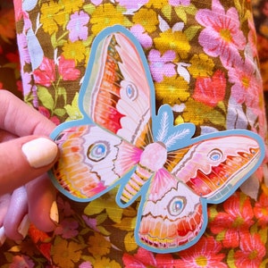 Sticker papillon de nuit du carnaval