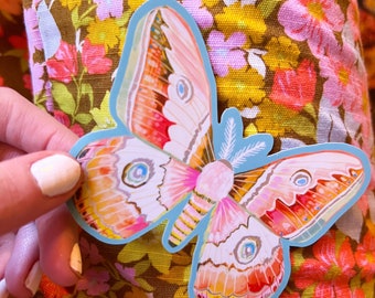 Carnival Moth Sticker