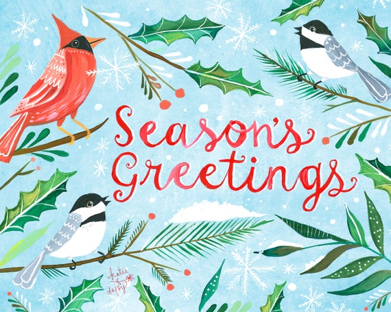 Season's Greetings Art Print