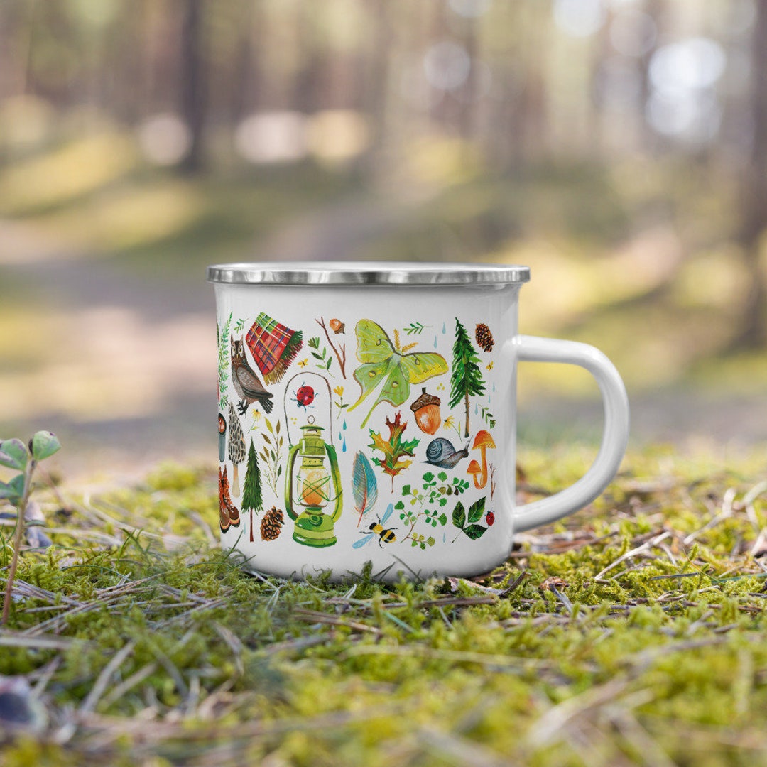 Keala's Enamel Camping Coffee Mug