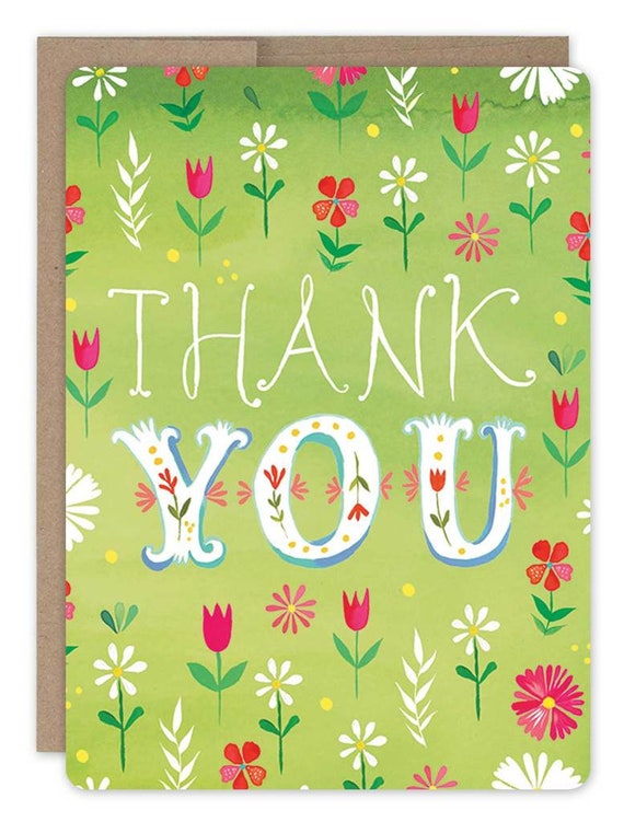 Thank You - Greeting Card