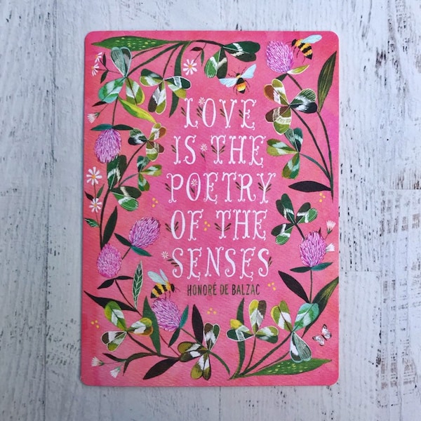 Love is the Poetry - Greeting Card