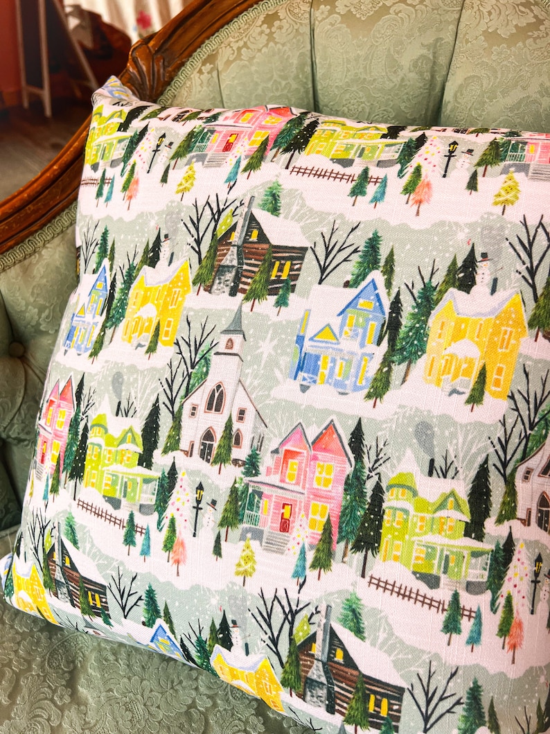 Holiday Town Pillow image 4