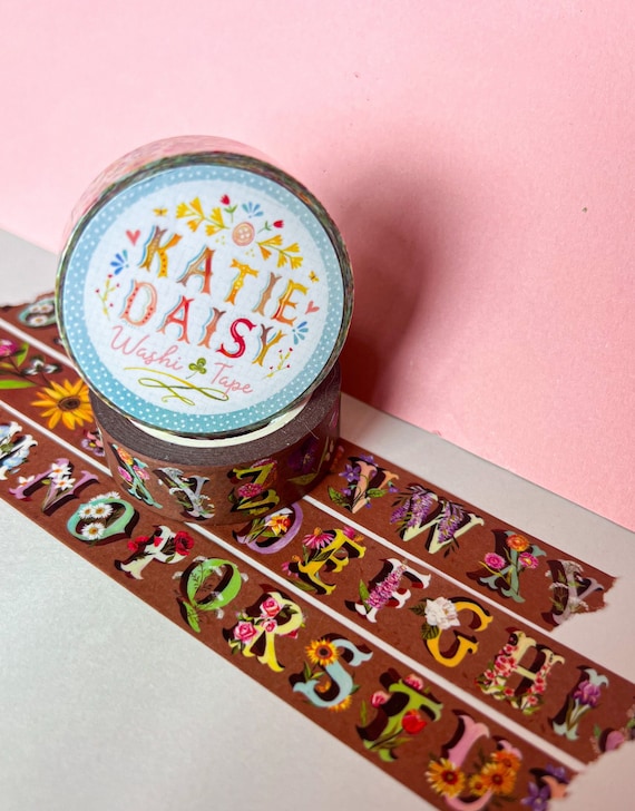 Alphabet Washi Tape #3