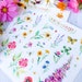 Wildflower Sticker Sheets