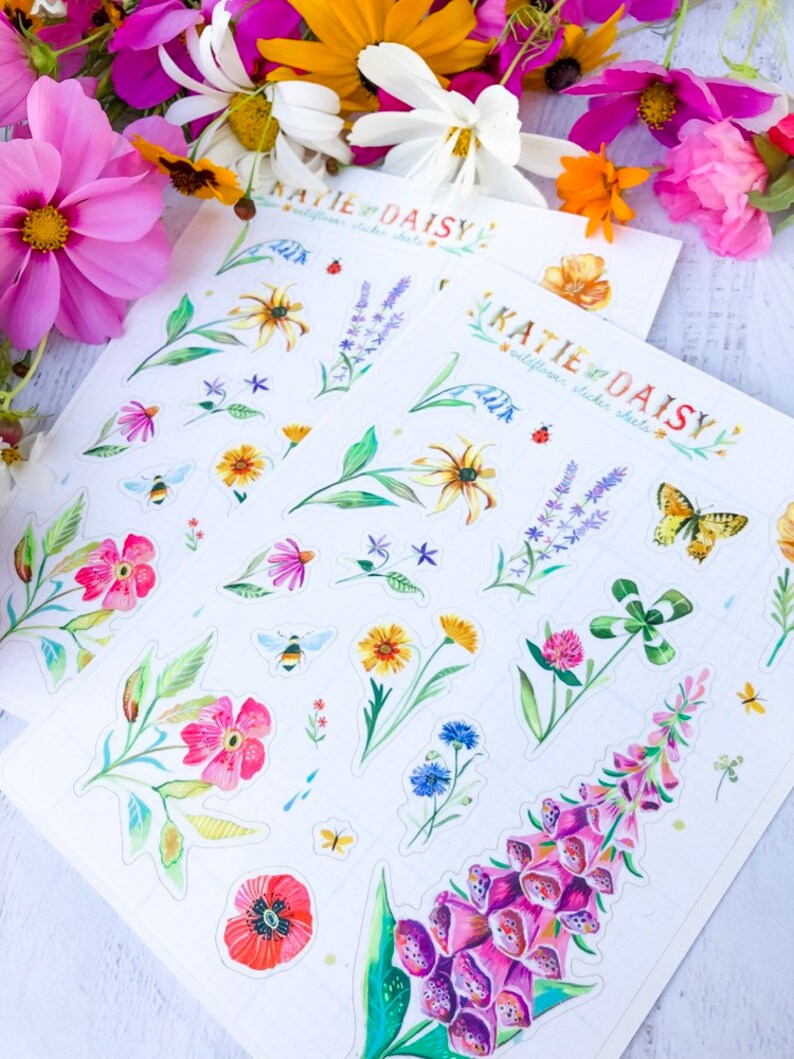 Wildflower Sticker Sheets 