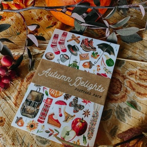 Autumn Delights Postcard Set | Stationery