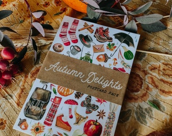 Autumn Delights Postcard Set | Stationery