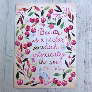 Beauty is a Nectar - Greeting Card