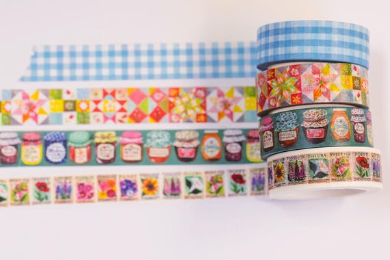 Homespun - 4-Pack Washi Tape Roll Set