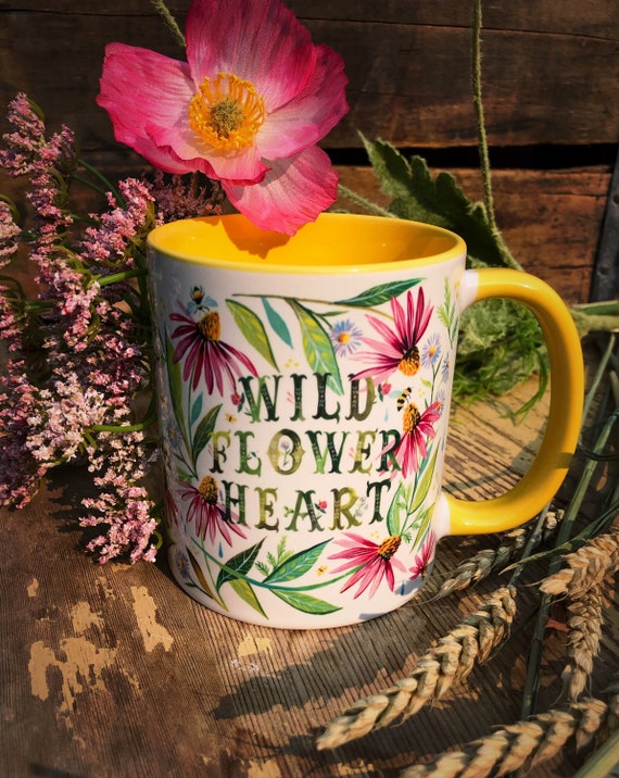 Wildflower Heart Mug