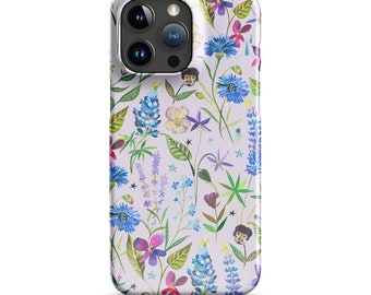 Lavender Florals Snap case for iPhone®