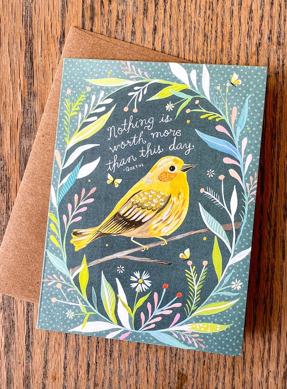 Yellow Bird - Mother’s Day Card