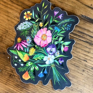 Bouquet  - Matte Laminate Sticker