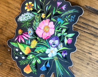 Bouquet  - Matte Laminate Sticker