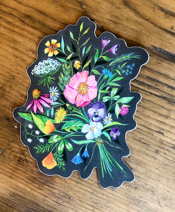 Bouquet  - Matte Laminate Sticker