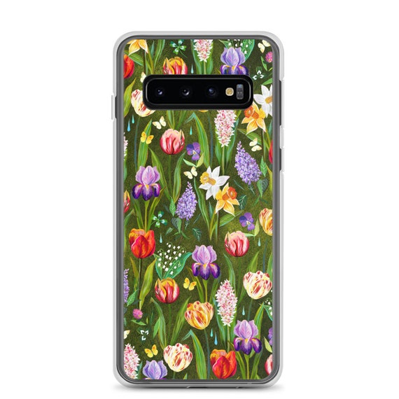 Green Tulip Field Samsung Case