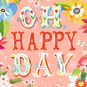 Oh Happy Autumn Day Wall Art Poster Oh Happy Autumn Day Wall Art Poster