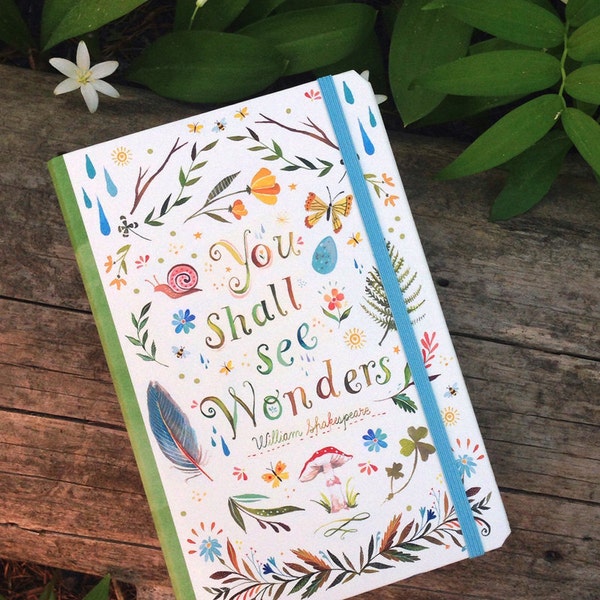 You Shall See Wonders Notepad Folio | Notebook | Journal | Shakespeare | Katie Daisy